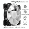 COOLMOON Frost Double Copper Tube CPU Fan Desktop PC Illuminated Silent AMD Air-Cooled Cooler, Style: P22 Streamline Edition Double Fan