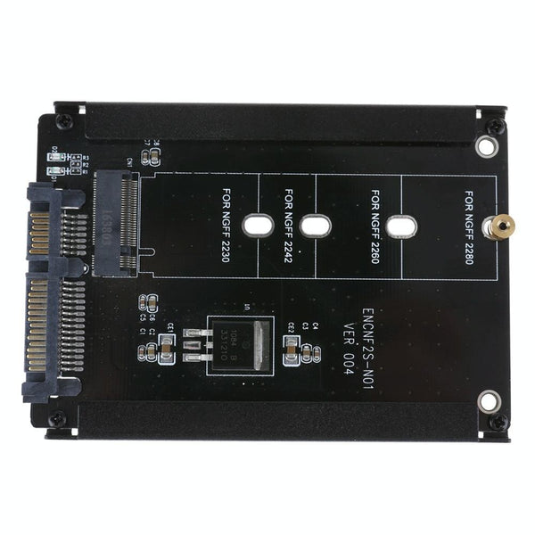 ENCNF2S-N01 NGFF To SATA3 Transfer Card M.2 KEY B-M SSD To 6Gbps Interface Conversion Adapter Without Baffle