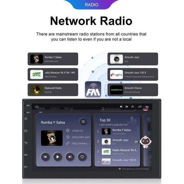 10.1inch Android 13.0 Dual Butt Universal Wireless Carplay Car Navigation Center Control All-In-One Monitor(Standard+AHD Camera)
