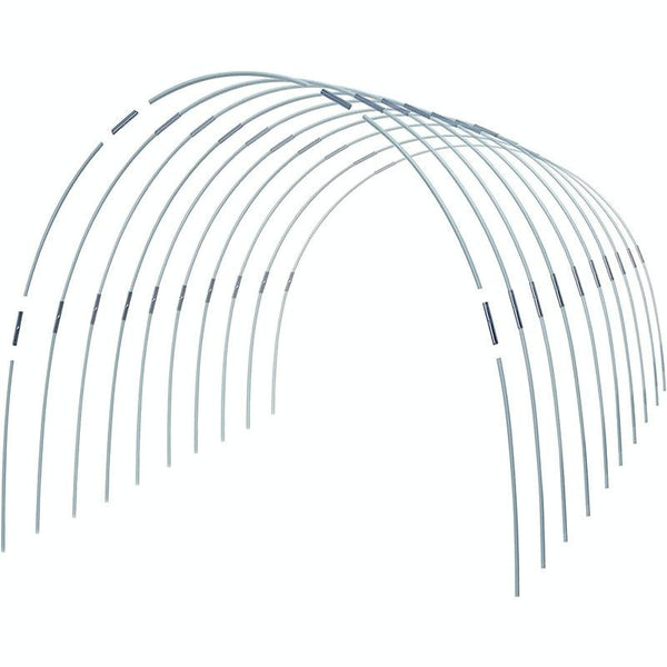 Garden Arch Greenhouse Hoops Rustproof Steel Tunnel Hoop Frame Plant Support, Speci: L  5  Rods 10 Arches