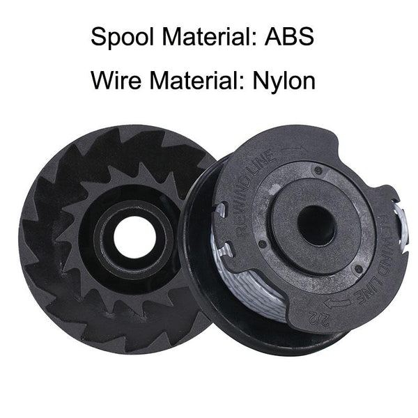Lawn Mower Single Ply Nylon Mowing Line Hit Grass Rope Replaces BOSCH ART SL Series(Black)
