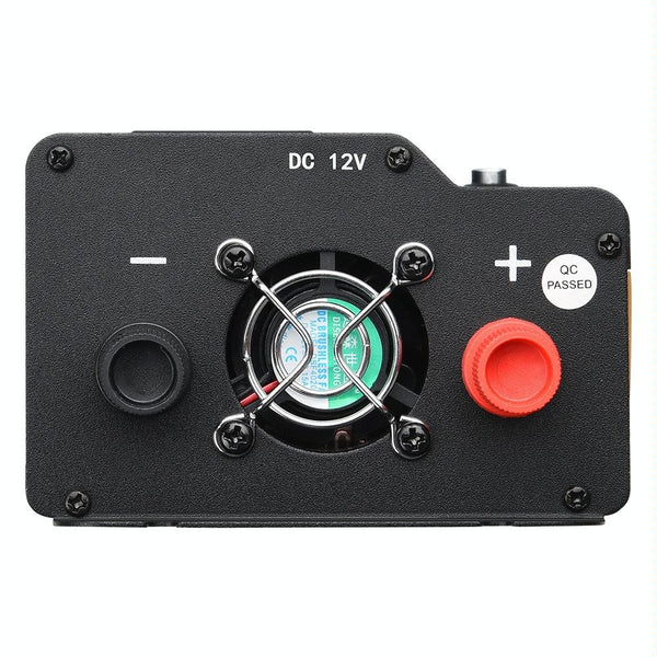 12V-220V XUYUAN 6000W Car Inverter LED Colorful Atmosphere Light 4 USB Charging Converter Charger