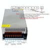 S-1200-12 DC12V 100A 1200W LED Light Bar Monitoring Security Display High-power Lamp Power Supply, Size: 245 x 125 x 65mm