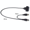 Double USB 2.0 to SATA Hard Drive Adapter Cable for 2.5 inch SATA HDD / SSD