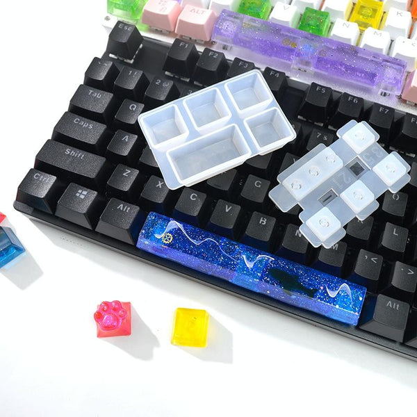 2 PCS DIY Keycap Silicone Mold OEM Mechanical Keyboard Silicone Mold, Style: MD3523