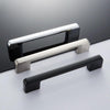 6613-320 Simple Cabinet Door Handle Drawer Wardrobe Zinc Alloy Handle (Black Red)