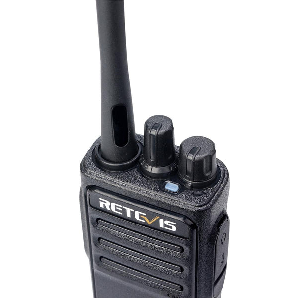 1 Pair RETEVIS RT617 0.5W PMR446 16CHS Two Way Radio Handheld Walkie Talkie, EU Plug(Black)