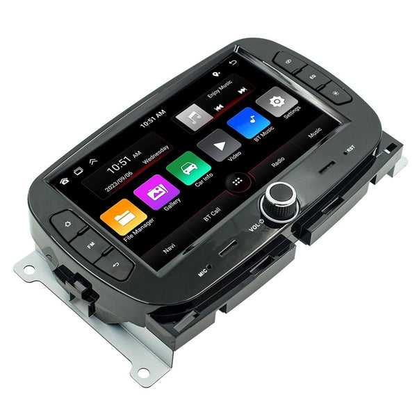 For FIAT 500 Car Android Navigation Bluetooth FM Radio, Memory: 2+64G
