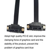PCI-E 3.0 1X 90 Degrees Graphics Card / Wireless Network Card Extension Cable, Cable Length: 50cm