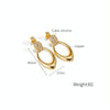 OPK KE789 1pair Vintage Temperament Geometric Earrings