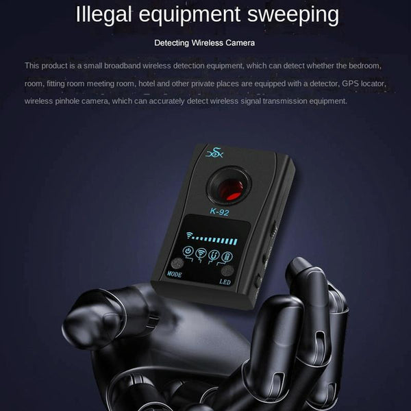 RF Detector for Hidden Cameras & GPS Trackers