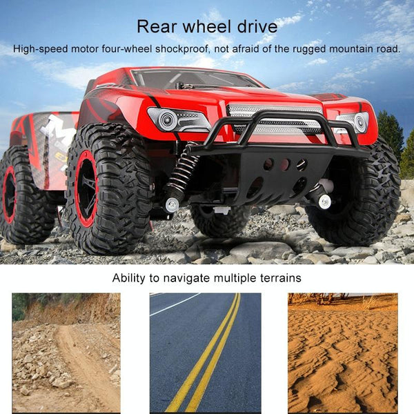 HELIWAY LR-R007 2.4G R/C System 1:16 Wireless Remote Control Drift Off-road Four-wheel Drive Toy Car(Red)
