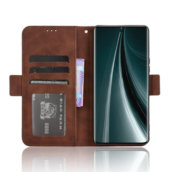 For vivo T3 Pro 5G / iQOO Z9S Pro 5G Skin Feel Calf Texture Card Slots Leather Phone Case(Brown)