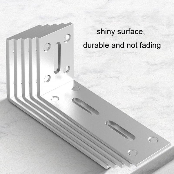 Thickened Angle Code Right Angle Hanging Cabinet Partition, Style: Medium White