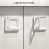 Children Protective Window Lock Flat Movement Doors Drawers Lock Cabinet Door Handle(White)