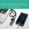USB 2.0 Male to 2 Dual USB Female Jack Adapter Cable for Computer / Laptop, Length: About 30cm(Black)