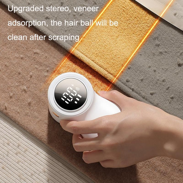 Joyroom JR-CY517 USB Clothes Pilling Trimmer Household Hair Remover, Style: With 2 Knife Head(Beige)