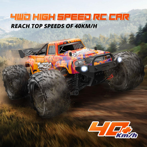 9500E 1:16 Full Scale Remote Control 4WD High Speed Car(Orange)