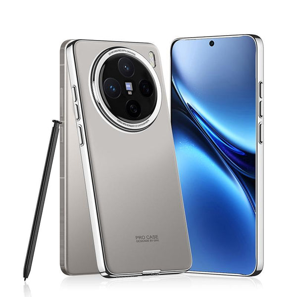 For vivo X200 GKK Integrated AG Phantom All-inclusive Shockproof Phone Case without Pen(Titanium Gray)