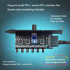 PIC Bit Case Cooling Fan Control Switch PWM 6 Way Computer Fan Speed Controller(SATA)