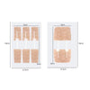 Non-woven Elastic Tape Bandage Patch Two Way Zipper Skin Latch Pull Tight Self-Adhesive Bandage Patch, Color: White 2 Buckles