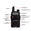 RETEVIS RT-5R 400-520MHz + 136-174MHz 128CHS USB Two-segment Handheld Walkie Talkie