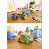 Lovely Home Garden Office Resin Cartoon Animal Whale Shaped Plant Flower Pot Decoration Animal Flower Pots Planter