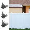 12pcs /Set Safety Fence Nailing Anti Intrusion Fence Wall Spikes Deterrent Device(Black)