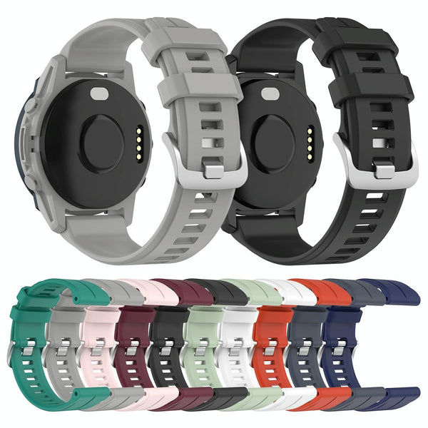 For Garmin Forerunner 955 / 255 / 745 22mm Silicone Watch Band(White)