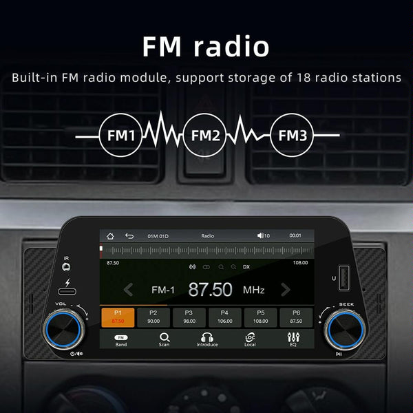 5-Inch Wireless MP5 Car Universal Bluetooth Hands-Free Radio(F152W)