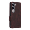 For vivo V40 Lite 5G / Y300 5G IDN Magnetic Clasp Leather Phone Case(Brown)