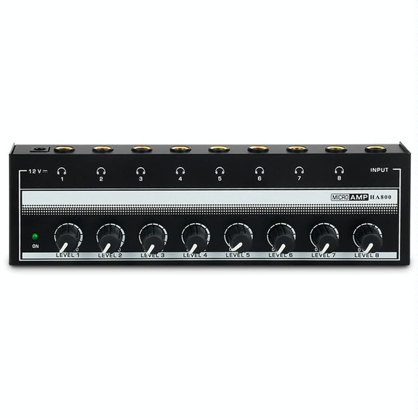 8-Channel Monitoring Multi-Channel Headphone Amplifier For Recording Studio, US Plug