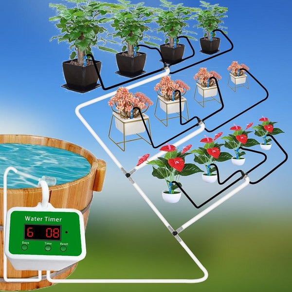 Household Intelligent Drip Irrigation Automatic Watering Timing Machine, Specification: Water 12 Potted Plants