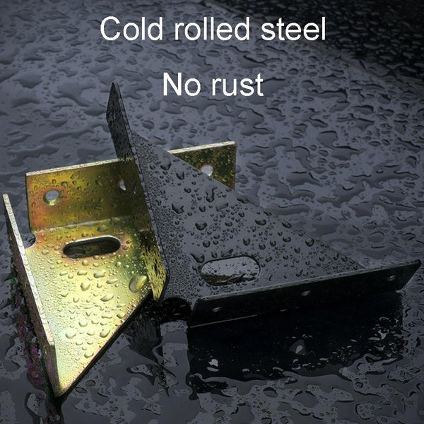 4pcs /Set Triangle Corners Anti-Shaking Fixing Fittings For Bed Frame(Bronze)