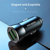 ROCK H8 12W 2.4A Output Dual USB Smart Car Charger (Black)