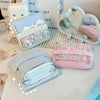 BD0443 2pcs Cartoon Pattern Large Capacity Sanitary Storage Bags(Sunflower)