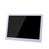15-inch Digital Photo Frame Electronic Photo Frame Ultra-narrow Side Support 1080P Wall-mounted Advertising Machine(White)