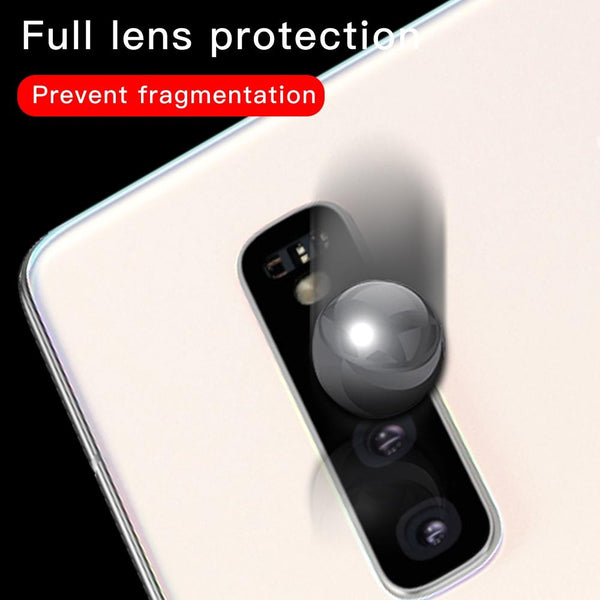 For Galaxy S10+ 9D Transparent Rear Camera Lens Protector Tempered Glass Film