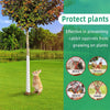 Small Plant Trunk Protector Garden Anti Nibbling Plastic Protective Cover(Black)