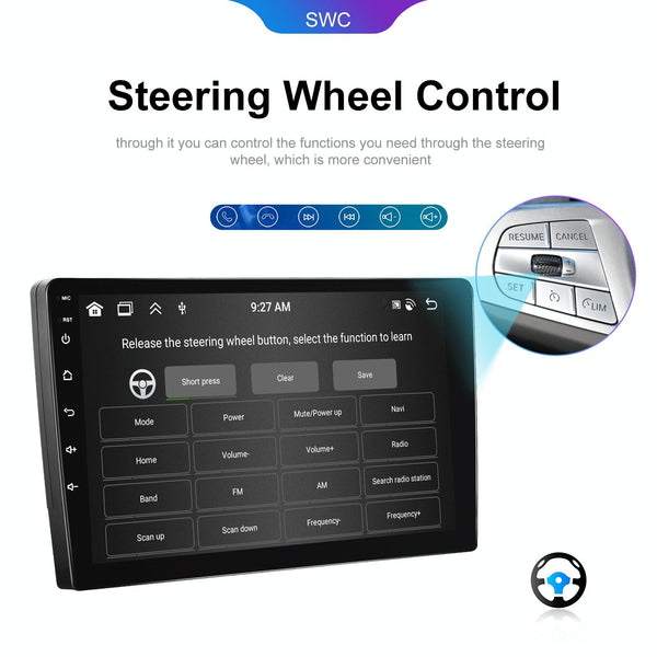 7 inch 6+128G Android Universal HD Large Screen Car Bluetooth Player Android GPS Navigation Integrated Machine(Standard)