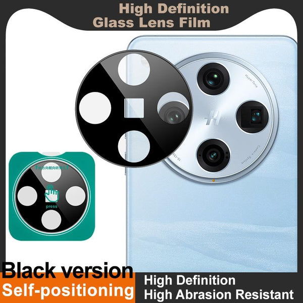 For OPPO Find X8 Pro 5G imak Black Version HD Glass Rear Camera Lens Film, Self-positioning Version