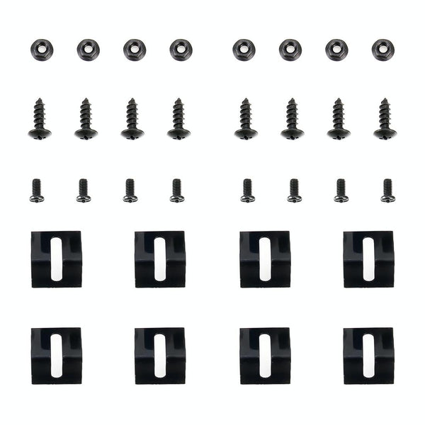 4 PCS Car-Styling Blade Decorative Sticker (Carbon Fiber Black)