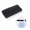 Adhesive Hanger Detachable Travel Folding Portable Hat Clip Hanger Bathroom Cloth Clothes Clip(Black)