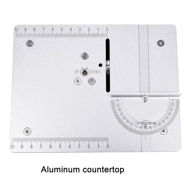S3  96W Liftable Table Mini Table Saw Aluminum Cutting Machine,Spec: Black Standard(EU Plug)