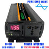 8000W (Actual 1300W) 48V to 220V High Power Car Sine Wave Inverter Power Converter