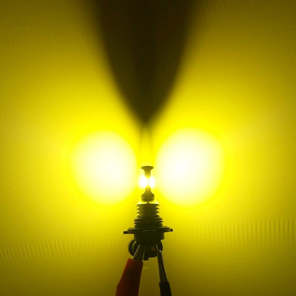 2 PCS 3156 72W 1000LM 6000-6500K Car Auto Turn Backup LED Bulbs Reversing Lights, DC 12-24V(Yellow Light)