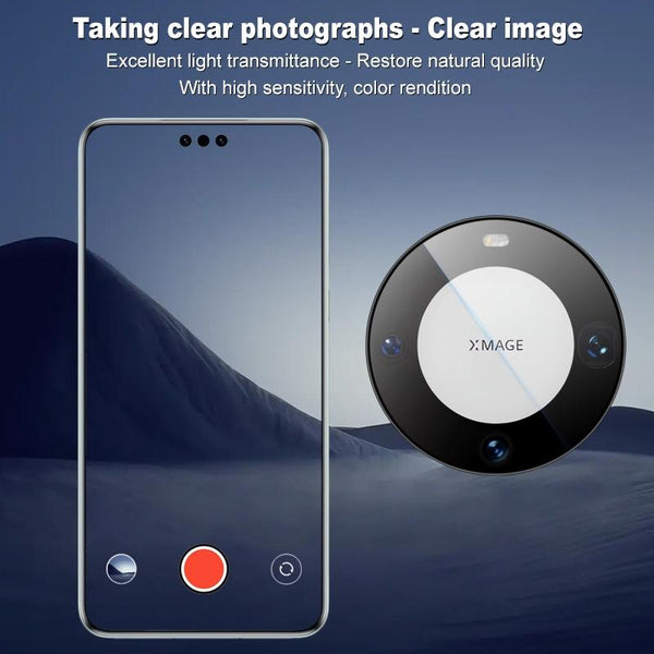 For Huawei Mate 60 Pro / Mate 60 Pro+ imak HD Glass Rear Camera Lens Film, Self-positioning Version