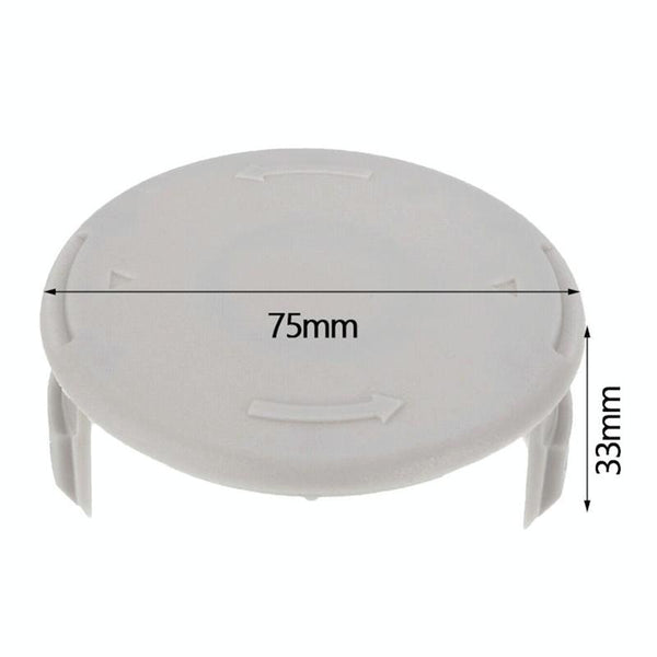 2PCS RY3-1 Mowing Line Cover Grass Head Valve Core For Ryobi One+AC14RL3A(Gray)