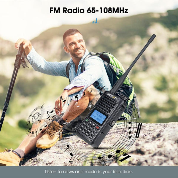 RETEVIS RA89 UV Dual-segment IP68 Waterproof Dual-guard Dual-standby Walkie Talkie(EU Frequency 144-146/430-440MHz)