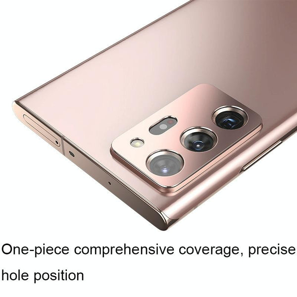 3 PCS Lens Film Aluminum Alloy Sheet Camera Protection Film For Samsung Galaxy Note20 (Rose Gold)